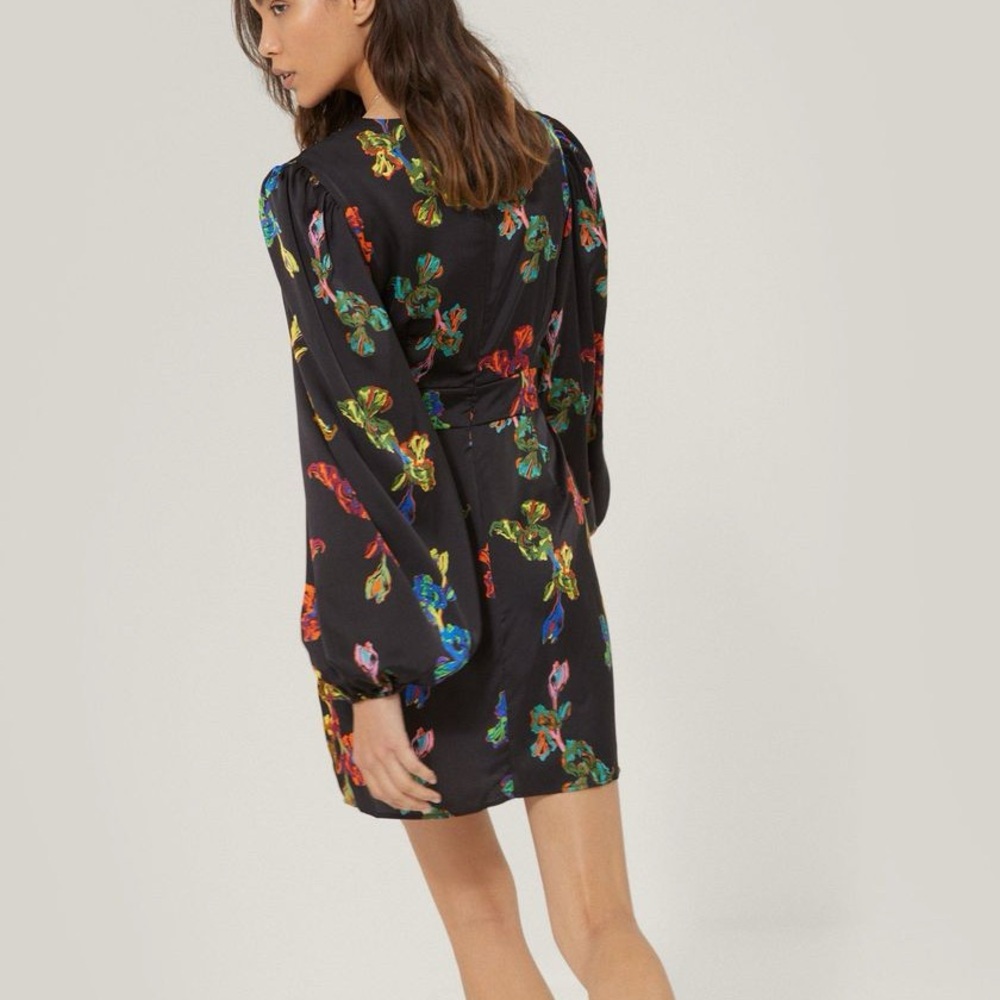 New Nasty Gal Multicolor Floral Long Sleeve Dress - Picture 2 of 3